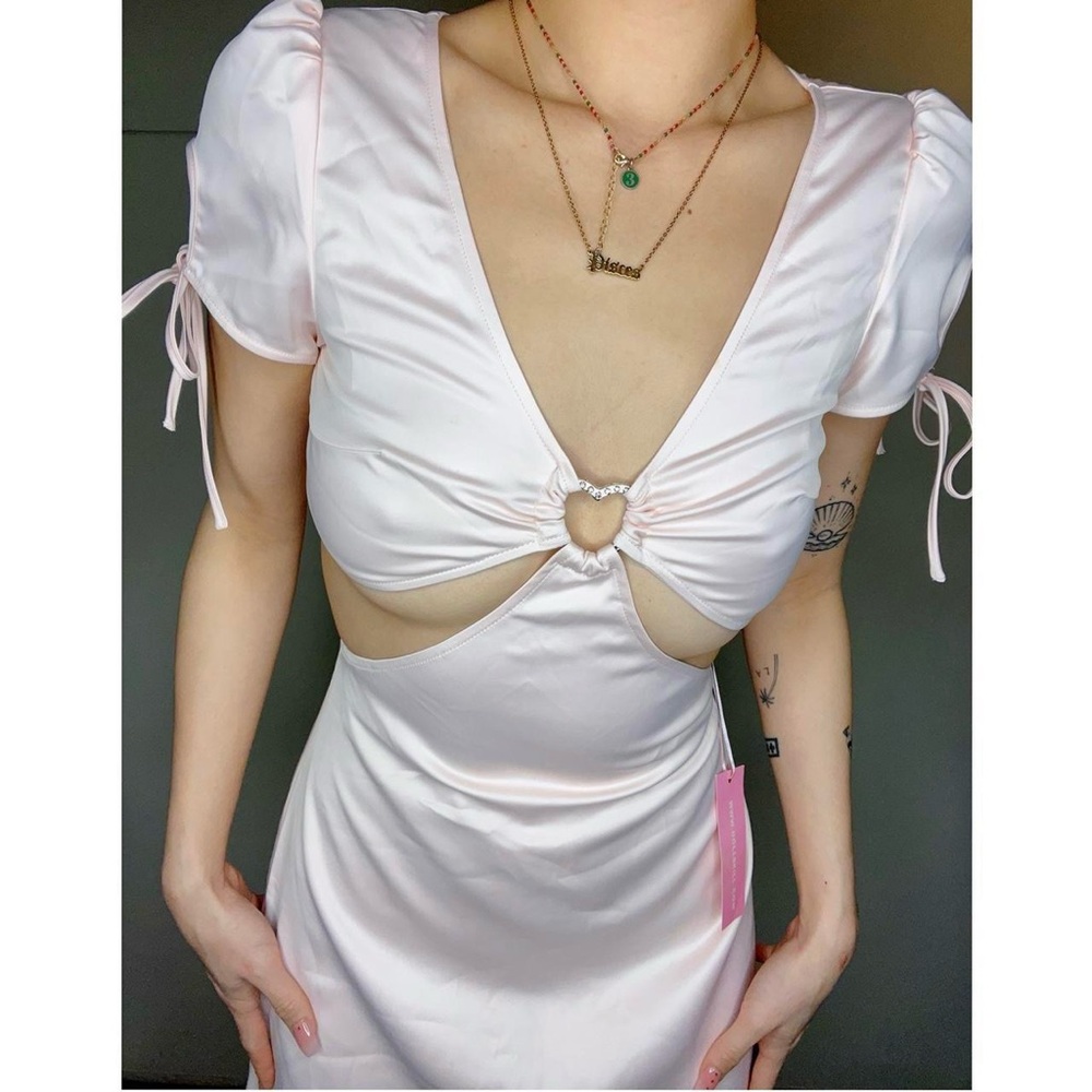 Dolls Kill / Sugarthrillz Peachy Popsicle Cut Out Dress